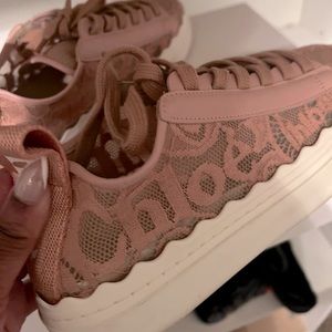 Chloe lace up sneakers